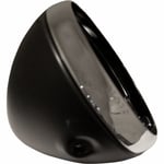 Strålkastare emgo - Framlampa lucas style 7 sidomonterad svart krom flat h lamp shell blk