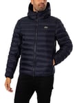 LacosteQuilted Puffed Jacket - Navy Blue