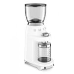 Smeg 50's Style CGF01WHUK Coffee Grinder - White