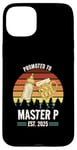 Coque pour iPhone 15 Plus Funny New Grandpa Design - Promoted to Master P 2025