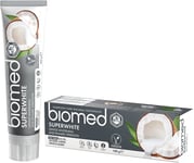 Biomed Superwhite Natural Coconut Toothpaste for Gentle Whitening, Tropical - g