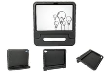 Étui de Protection pour Tablette iPad 10,9" (10ème génération) avec béquille et Porte-Stylo/Stylet - Résistant aux Chocs - Idéal pour Les Enfants, l'école et Les Cours - Noir