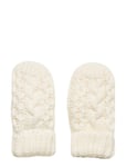 GAP Toddler Cable-Knit Mittens Handskar Creme [Color: IVORY FROST ][Sex: Kids ][Sizes: XS/S ]