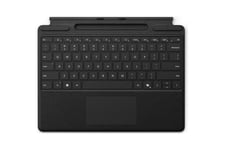 Microsoft Surface Pro Keyboard - tangentbord - med pekdyna, accelerometer, Förvarings- och laddningsfack för Surface Slim Pen 2 - svart Inmatningsenhet