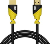 Blow Hdmi - Hdmi-Kabel 3M Svart Gul (92-655#)