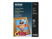 Epson - Blank - A3 (297 X 420 Mm) - 200 G/M² - 20 Ark Fotopapir - For Expression Photo Xp-970  Surecolor P706, Sc-T5160, T3160, T5160  Workforce Wf-7840, 7845