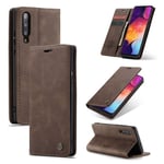 CaseMe vintage Samsung Galaxy A50 fodral - Brun