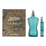 Jean Paul Gaultier Mens Le Male Eau de Toilette 125ml + 20ml Gift Set - One Size