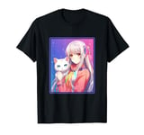 Kawaii Girl Anime Manga Girl Cat T-Shirt