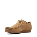 Clarks Homme Shacre II Run Tissu Oxford, Suede Dark Sand, 47 EU