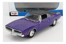 MAISTO 31387P DODGE - CHARGER R/T COUPE 1969 - VIOLET MET - 1/18