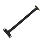 PCIe X1 Riserkabel Dubbel Höger Vinkel PCIe 3.0 X1 Till X1 Förlängningskabel 8gbps Pci 1x Riserkort 20cm