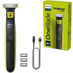 Philips Oneblade QP2724/10 rasoir à barbe - 3 attaches (1 / 3 / 5 mm) incluses – sans fil rechargeable