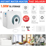 Electric Tankless Instant Hot Water Heater Under Sink Tap Kitchen Bathroom 1500W