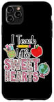 Coque pour iPhone 11 Pro Max Crayon Apple I Teach Little Sweethearts Classroom