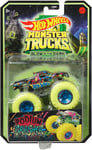 Hot Wheels Monster Trucks Glow in The Dark Podium Crasher - Mattel - NEUF - Rare