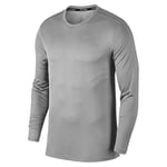 Nike M NK BRTHE Run Top LS T-Shirt à Manches Longues Homme, Atmosphere Grey/Reflective sil, FR : S (Taille Fabricant : S)