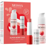 Mossa Ansikte Ansiktsvård Super BerryBerry Kiss Duo Set Peel & Glow Active Peeling Serum 30 ml + Strawberry Lip Balm 45 g 1 Stk. (168,00 kr / 1 st.)