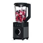 Haier I-Master Serie 5 Blender avec Broyeur à Glace, Smoothie, 5 Vitesses Variables, Fonction Pulse, Auto-Nettoyage, Bol en Verre 1.7L, Bouteille Personelle 0.6L, 1200W [Noir]