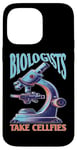 Coque pour iPhone 14 Pro Max Biologists Take Cellfies Humour de laboratoire scientifique