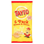 Tayto Crisps Cheese and Onion, 150 g, Pack of 16