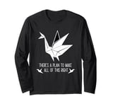 Break Me Out of This Prison Origami cute marriage couple Long Sleeve T-Shirt