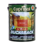 Cuprinol 5 Litre Rich Cedar Ducks Back Weatherproof Shed and Fence Paint