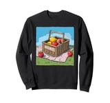 Cool Picnic blanket with basket for Fruits and Picnic Fans Sweatshirt