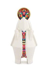Alessi Mary ESA05 2 - Figurine Vierge pour Crèche en Porcelaine avec Décalcomanies Appliquées à la Main et Détails en Or 24 Carats, Multicolore