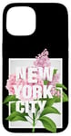 iPhone 15 Cool Floral New York City Graphic Design, New York City Case