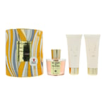 Acqua di Parma Rosa Nobile 3 Piece Gift Set EDP 100ml + Bath Gel 75ml + Body Lotion 75ml