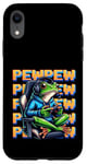 iPhone XR Cute Gaming Frog Pew Video Game Graphic Men Boys Kids Women Case