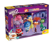 Lisciani - DISNEY VICE-VERSA 2 - Puzzle 60 Pièces - Pour les Enfants à partir de 4 ans - Puzzle 2 en 1 Maxi Double Face - 35x25cm - Verso à Colorier - Jeu Amusant & Créatif - Cadeau - INSIDE OUT 2