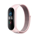 Xiaomi Mi Smart Band 5/6/7 Armband Nylon 07 - Rosa