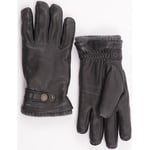 Gants Hestra  Gants en cuir d'élan noir-041691