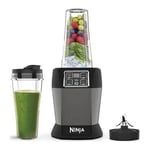 Ninja BN495UK Personal Blender with Auto IQ and 2 Bottles - Grey