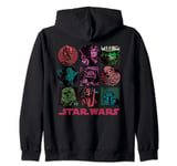 Star Wars Classic Comic Art Original Trilogy Retro Vintage Zip Hoodie