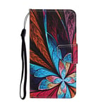 Xiaomi Redmi Note 10 Pro Case Phone Cover Flip Shockproof PU Leather with Stand Magnetic Money Pouch TPU Bumper Gel Protective Case Wallet Case Colorful flower