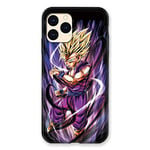 Coque pour Iphone 12 Mini Manga Dragon Ball Sangohan Violet