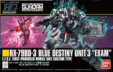 Bandai Model Kit Gundam - HG RX-79BD-3 Blue Destiny Unit 3 'Exam' 1/144 - Maquette