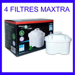 LOT DE 4 CARTOUCHES FILTRANTES BRITA MAXTRA POUR CARAFE