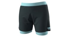 Short 2 en 1 dynafit alpine pro bleu femme