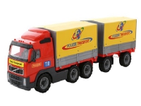 Polesie Polesie58294 Volvo Powertruck Tilt Truck with Trailer (Tray) -Toy Vehicles, Multi Colour