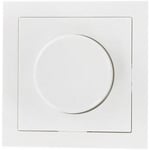 Dimmer malmbergs - Beta, vit, 50 300w, glöd halogen 230v ral 9016