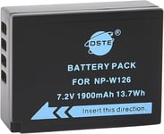 Rechange Li-ION Batterie Compatible pour NP-W126 NP-W126S et Fujifilm FinePix HS30EXR,HS33EXR,HS35EX,HS50EXR,X-A1,X-A2,X-A3,X-E1,X-E2,X-M1,X-Pro1,X-T1,X-T2,X-T10,XFmmf2 Digital Caméra