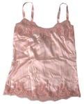 DOLCE & GABBANA Underwear Antique Rose Lace Silk Camisole Top IT3 / M 670usd