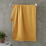 Catherine Lansfield Zero Twist Paire de draps de Bain Ocre