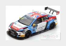 1:43 Spark Citroen C-Elysee Wtcc #3 Argentine 2016 Chilton White Red Blue S5097