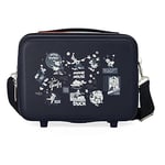 Trousse de Toilette Adaptable Disney 100 Special Shine Mickey Comic Bleu 29x21x15 cms ABS Rigide 9.14L 0.8 kgs