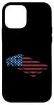 iPhone 12 mini Cornhole Team Bean Bag Player Champ American Flag Vintage Case